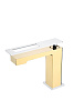 Смеситель для раковины Boheme GoldChrome 141-GCR
