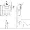 Бачок скрытого монтажа ABBER AC0104 Бачок скрытого монтажа ABBER AC0104