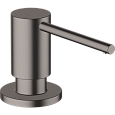 Дозатор жидкого мыла Hansgrohe A41 40438340, шлифованный черный хром Дозатор жидкого мыла Hansgrohe A41 40438340, шлифованный черный хром