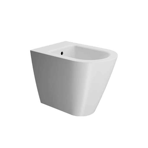 Биде напольное GSI KUBE X белый матовый (9462109) Биде напольное GSI KUBE X белый матовый (9462109)