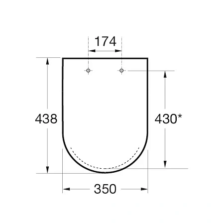 Крышка-сиденье Roca Debba Round soft close 801B2200B Крышка-сиденье Roca Debba Round soft close 801B2200B