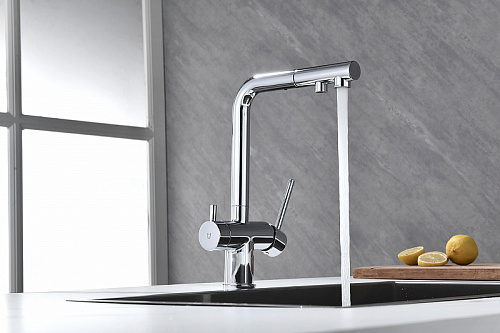 Смеситель для кухни Paulmark SERPENTINE хром Se213222-CR Смеситель для кухни Paulmark SERPENTINE хром Se213222-CR