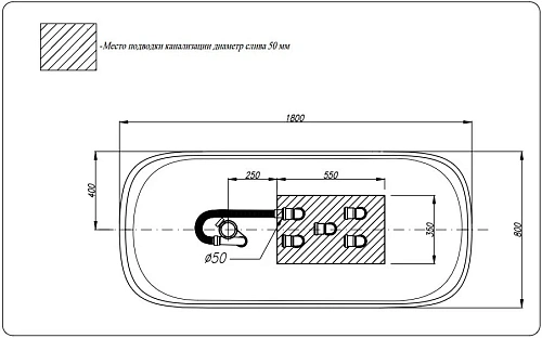 Ванна отдельностоящая Kolpa-San GLORIA FS 180x80 622640 из искусственного камня kerrock Ванна отдельностоящая Kolpa-San GLORIA FS 180x80 622640 из искусственного камня kerrock