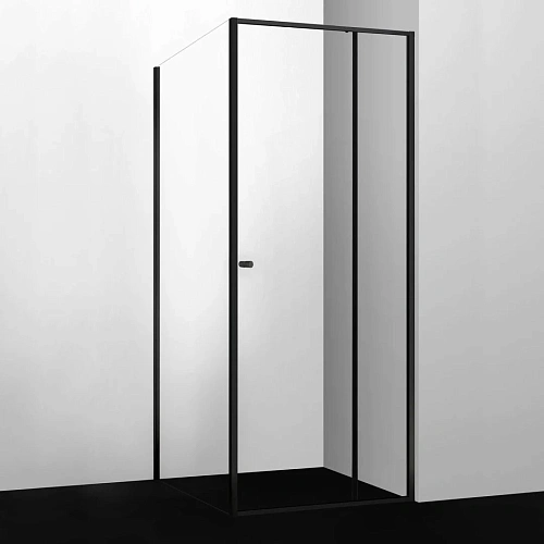 Душевой уголок WasserKRAFT Dill 61S19 черный Душевой уголок WasserKRAFT Dill 61S19 черный