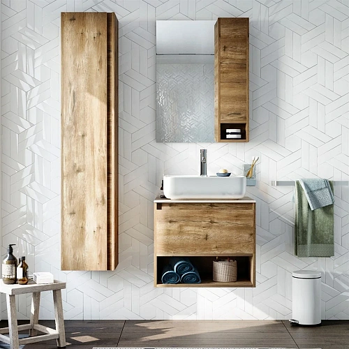 Комплект мебели STWORKI Карлстад 60 дуб рустикальный, ровереллав стиле лофт, под дерево, подвесная 4 427850 Комплект мебели STWORKI Карлстад 60 дуб рустикальный, ровереллав стиле лофт, под дерево, подвесная 4 427850