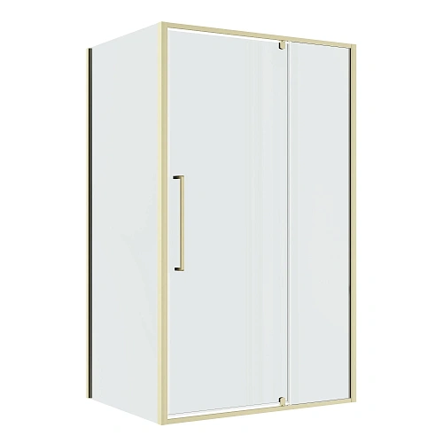 Душевой уголок Niagara Nova NG-45-11ASG-A80SG-34 (110х80х195) прямоугольник, распашная, золото сатин, стекло прозрачное Душевой уголок Niagara Nova NG-45-11ASG-A80SG-34 (110х80х195) прямоугольник, распашная, золото сатин, стекло прозрачное