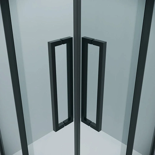 Душевой уголок GROSSMAN Cosmo 300.K33.02.9090.21.00 (90x90x195) квадрат,раздвижн,черн. матов.,стекло прозрачн Душевой уголок GROSSMAN Cosmo 300.K33.02.9090.21.00 (90x90x195) квадрат,раздвижн,черн. матов.,стекло прозрачн