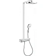 Душевая система Hansgrohe Raindance Select E 300 2jet Showerpipe 27128400, белый/хром Душевая система Hansgrohe Raindance Select E 300 2jet Showerpipe 27128400, белый/хром