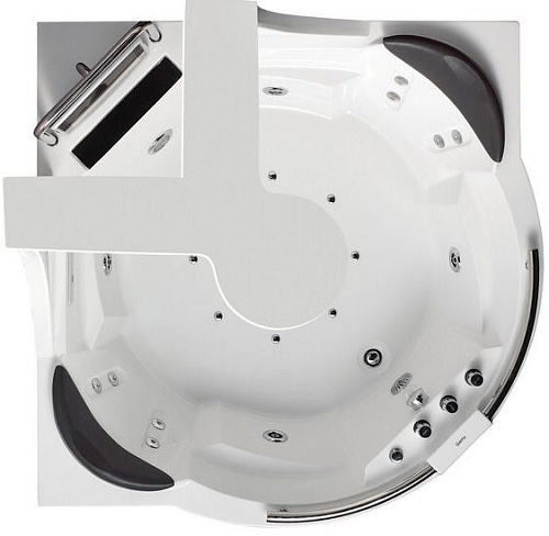 Акриловая ванна Gemy G9070 O 170x170 угловая, универсальная, гидромассажная Акриловая ванна Gemy G9070 O 170x170 угловая, универсальная, гидромассажная