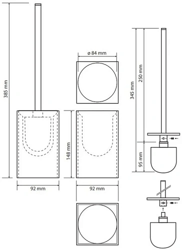 Ершик для унитаза Bemeta GAMMA 145613310 Ершик для унитаза Bemeta GAMMA 145613310