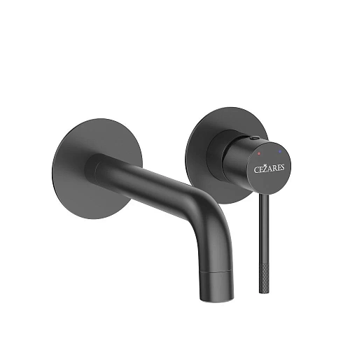 Смеситель для раковины CEZARES RELAX-BLI2-1-NOP-W0 встраиваемый с внутренней частью, черный матовый Смеситель для раковины CEZARES RELAX-BLI2-1-NOP-W0 встраиваемый с внутренней частью, черный матовый