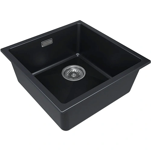 Кухонная мойка Paulmark LUMI 45UNI-SKEW LU45SK-AN, антрацит, 455х440 Кухонная мойка Paulmark LUMI 45UNI-SKEW LU45SK-AN, антрацит, 455х440