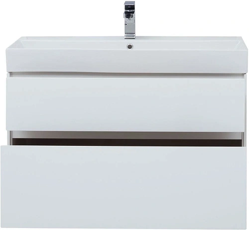 Тумба под раковину Aquanet Бруклин 100 белый 00203961 Тумба под раковину Aquanet Бруклин 100 белый 00203961