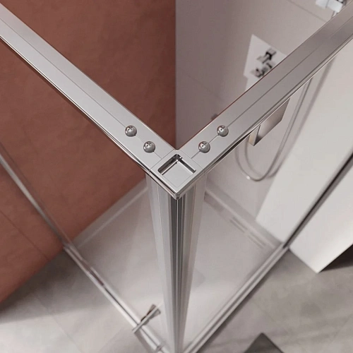 Душевой уголок CEZARES LINER-A-1-90-C-Cr-L 90x90см стекло прозрачное, профиль хром Душевой уголок CEZARES LINER-A-1-90-C-Cr-L 90x90см стекло прозрачное, профиль хром