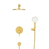 Душевая система CEZARES RELAX-DSET-BORO встраиваемая, со шлангом, с держателем, брашированное золото Душевая система CEZARES RELAX-DSET-BORO встраиваемая, со шлангом, с держателем, брашированное золото