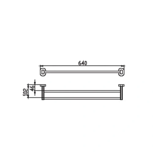 Полотенцедержатель Kaiser Oval KH-2048 Полотенцедержатель Kaiser Oval KH-2048