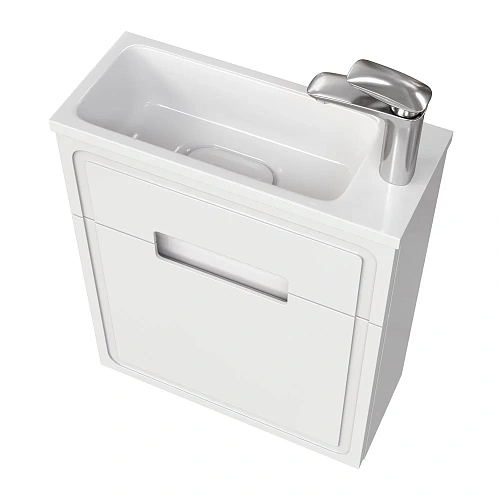 Тумба под раковину Taliente Olejo, 50см, белый глянец, под раковину Modul, без ножек TA-MBO-50PR-bla TA-MBO-50PR-blanco Тумба под раковину Taliente Olejo, 50см, белый глянец, под раковину Modul, без ножек TA-MBO-50PR-bla TA-MBO-50PR-blanco