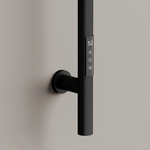 Полотенцесушитель электрический SANCOS Etna 150x3 SC13001MB I-образный черный матовый Полотенцесушитель электрический SANCOS Etna 150x3 SC13001MB I-образный черный матовый