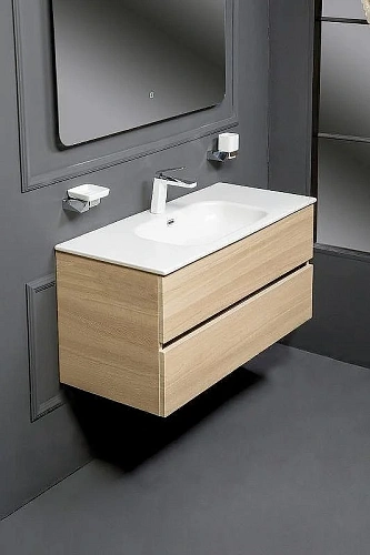 Тумба под раковину Armadi Art VALLESSI 80 Дуб светлый матовый фактурный 837-080-L Тумба под раковину Armadi Art VALLESSI 80 Дуб светлый матовый фактурный 837-080-L