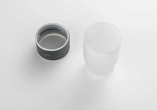 Стакан Aquatek ЛИРА AQ4428MB черный матовый Стакан Aquatek ЛИРА AQ4428MB черный матовый