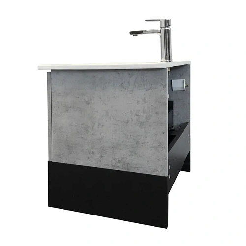 Тумба с раковиной Comforty Франкфурт-60 00-00004332 бетон светлый раковина Comforty 60E Тумба с раковиной Comforty Франкфурт-60 00-00004332 бетон светлый раковина Comforty 60E