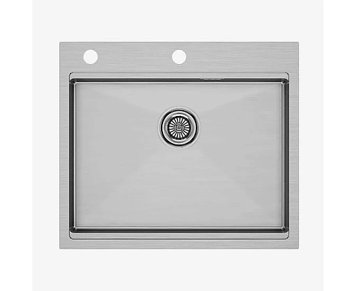 Кухонная мойка Paulmark KRONER-PRO 59, PM705951-BS, брашированная 590х510мм Кухонная мойка Paulmark KRONER-PRO 59, PM705951-BS, брашированная 590х510мм