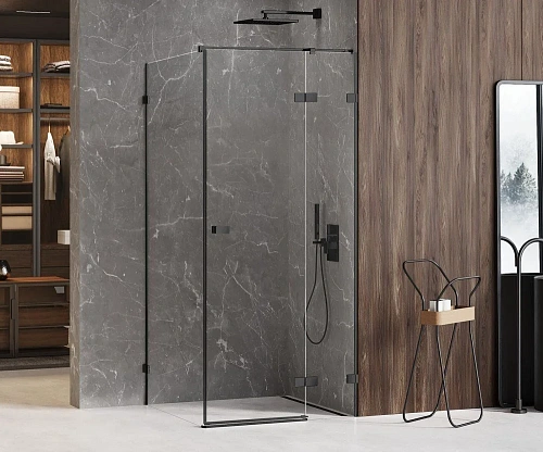 Душевой уголок NEW TRENDY AVEXA BLACK 100x70x200 EXK-1585 (черный) Душевой уголок NEW TRENDY AVEXA BLACK 100x70x200 EXK-1585 (черный)