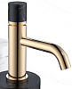 Картинка анонса товара «смеситель для раковины boheme stick gold mramor black 121-g-mr-black»