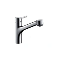 Смеситель для кухни Hansgrohe 170, Eco, с вытяжным душем, 2jet, sBox 73869000, хром Смеситель для кухни Hansgrohe 170, Eco, с вытяжным душем, 2jet, sBox 73869000, хром