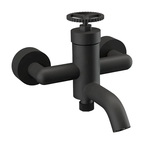 Смеситель для ванны Remer Chrono CH05NO, черный матовый Смеситель для ванны Remer Chrono CH05NO, черный матовый