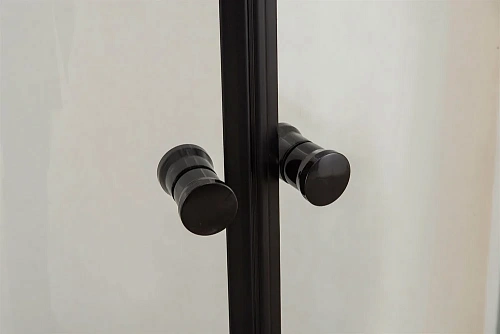 Душевой уголок DIWO Смоленск SM01-100TB/G 100х100, профиль черный 555824 Душевой уголок DIWO Смоленск SM01-100TB/G 100х100, профиль черный 555824