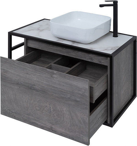 Тумба под раковину Aquanet Nova Lite Loft 90 R дуб рошелье 00261655 Тумба под раковину Aquanet Nova Lite Loft 90 R дуб рошелье 00261655