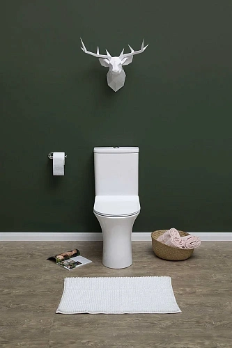 Чаша напольного унитаза Aquanet Rimless Roll-C CL-12249B с сиденьем Чаша напольного унитаза Aquanet Rimless Roll-C CL-12249B с сиденьем