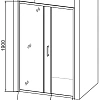 Душевая дверь DIWO Смоленск 160 см, профиль хром матовый 556332 Душевая дверь DIWO Смоленск 160 см, профиль хром матовый 556332