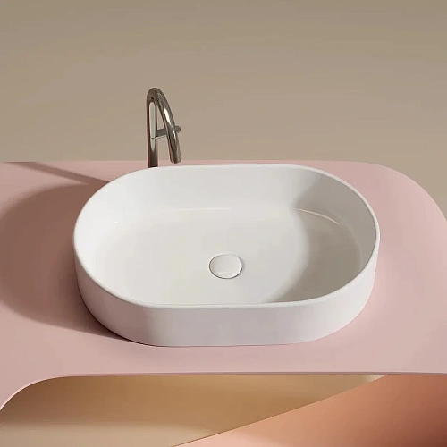 Раковина Ceramica Nova ELEMENT CN6048 белый накладная Раковина Ceramica Nova ELEMENT CN6048 белый накладная