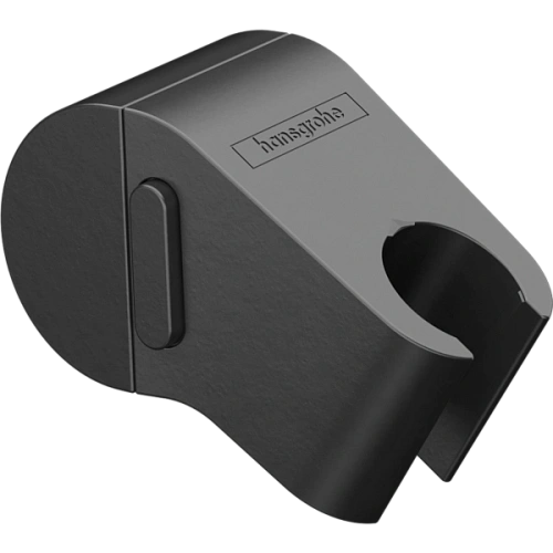 Держатель ручного душа Hansgrohe WallStoris регулируемый по высоте 27917670, матовый черный Держатель ручного душа Hansgrohe WallStoris регулируемый по высоте 27917670, матовый черный
