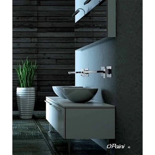 Смеситель для раковины Paini Duomo 88CR211KM с донным клапаном Смеситель для раковины Paini Duomo 88CR211KM с донным клапаном