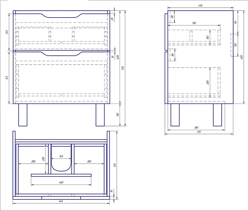 Тумба под раковину DREJA Q PLUS, 70 см, подвесная/напольная, 2 ящика, с опорами, белый глянец 99.000 99.0005 Тумба под раковину DREJA Q PLUS, 70 см, подвесная/напольная, 2 ящика, с опорами, белый глянец 99.000 99.0005