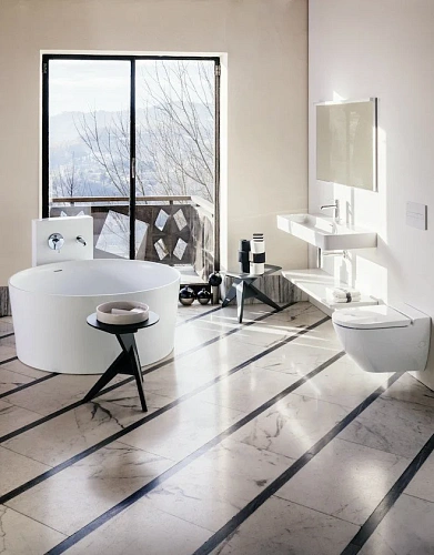 Ванна из искусственного камня Laufen Val 130 2.3128.2.000.000.1 Ванна из искусственного камня Laufen Val 130 2.3128.2.000.000.1