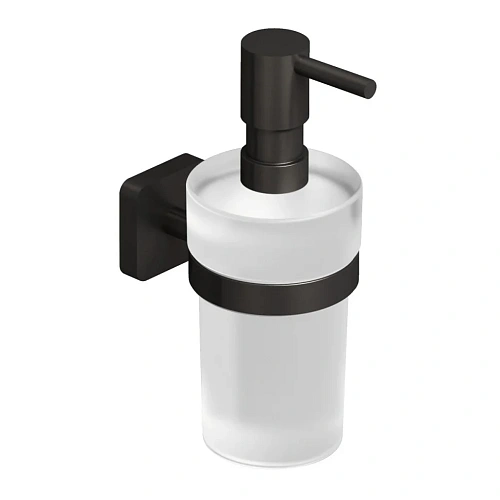 Дозатор жидкого мыла Kludi VELA S 25976N2 оружейная сталь Дозатор жидкого мыла Kludi VELA S 25976N2 оружейная сталь