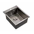 Детальная картинка товара «кухонная мойка milacio denia 41 steel (mc.77469) сталь воронёная»