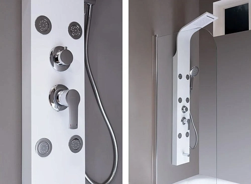 Душевая панель Aquanet Galaxy White AP40-03 Душевая панель Aquanet Galaxy White AP40-03