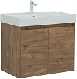 Тумба под раковину Aquanet Nova Lite 75 дуб рустикальный (2 дверцы) 00298852 Тумба под раковину Aquanet Nova Lite 75 дуб рустикальный (2 дверцы) 00298852