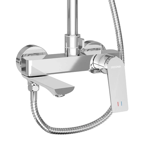 Душевая система GROSSMAN Galaxy 500.K35.01.100 хром глянцевый Душевая система GROSSMAN Galaxy 500.K35.01.100 хром глянцевый