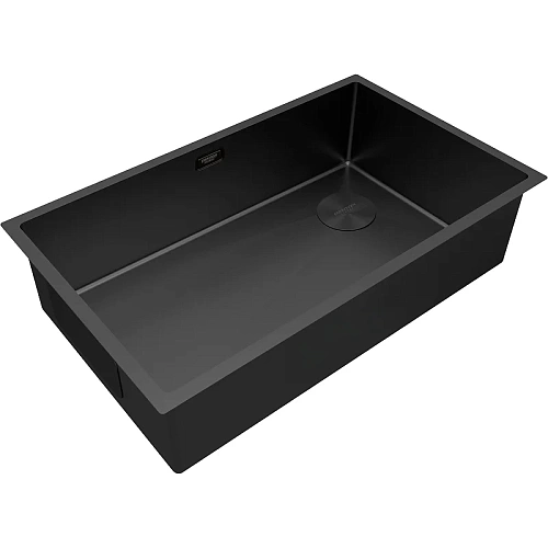 Кухонная мойка Paulmark NEXT-SKEW 74 UNI, PM887444-MBN, матовый черный, 740х440мм 1,2мм Кухонная мойка Paulmark NEXT-SKEW 74 UNI, PM887444-MBN, матовый черный, 740х440мм 1,2мм