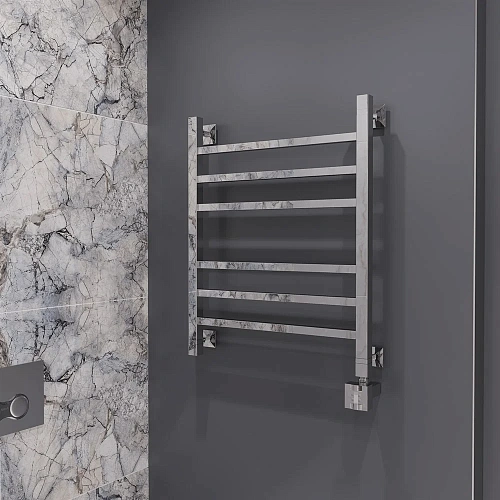 Полотенцесушитель электрический EWRIKA Деметра LP 60х50, хром R 536139 Полотенцесушитель электрический EWRIKA Деметра LP 60х50, хром R 536139
