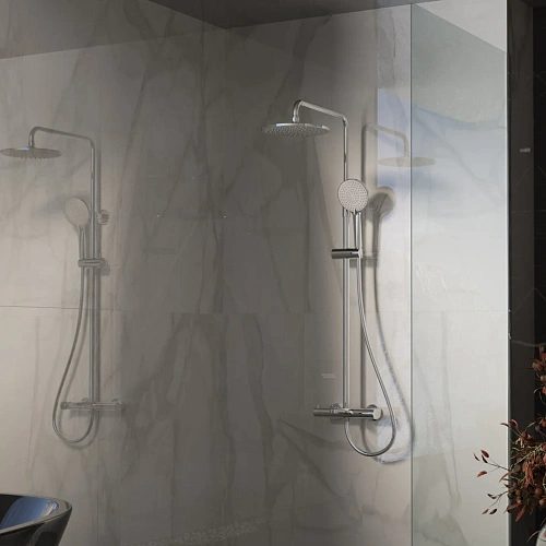 Душевая система Vincea Rondo VSFS-1R1CH с изливом, хром Душевая система Vincea Rondo VSFS-1R1CH с изливом, хром