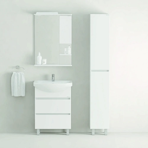 Шкаф-пенал Onika Элита 30 см 403089 напольный, белый, универсальный, разборный Шкаф-пенал Onika Элита 30 см 403089 напольный, белый, универсальный, разборный