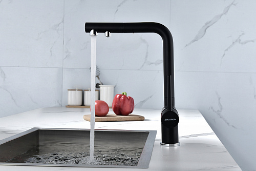 Смеситель для кухни Paulmark SERPENTINE антрацит Se213222-AN Смеситель для кухни Paulmark SERPENTINE антрацит Se213222-AN