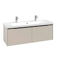 Тумба под раковину Villeroy & Boch Subway 3.0 с подсветкой Cashmere Grey / Cashmere Grey C601L1VN Тумба под раковину Villeroy & Boch Subway 3.0 с подсветкой Cashmere Grey / Cashmere Grey C601L1VN